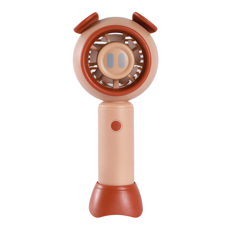 Ladies portable hand fan with cute animal design Kalsten