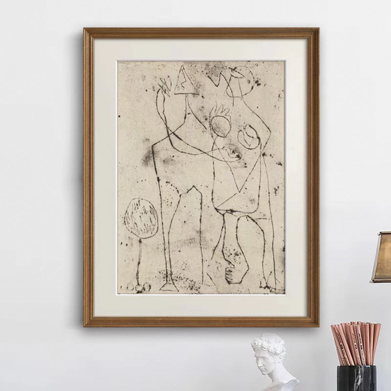 Abstract Line Art Framed Print