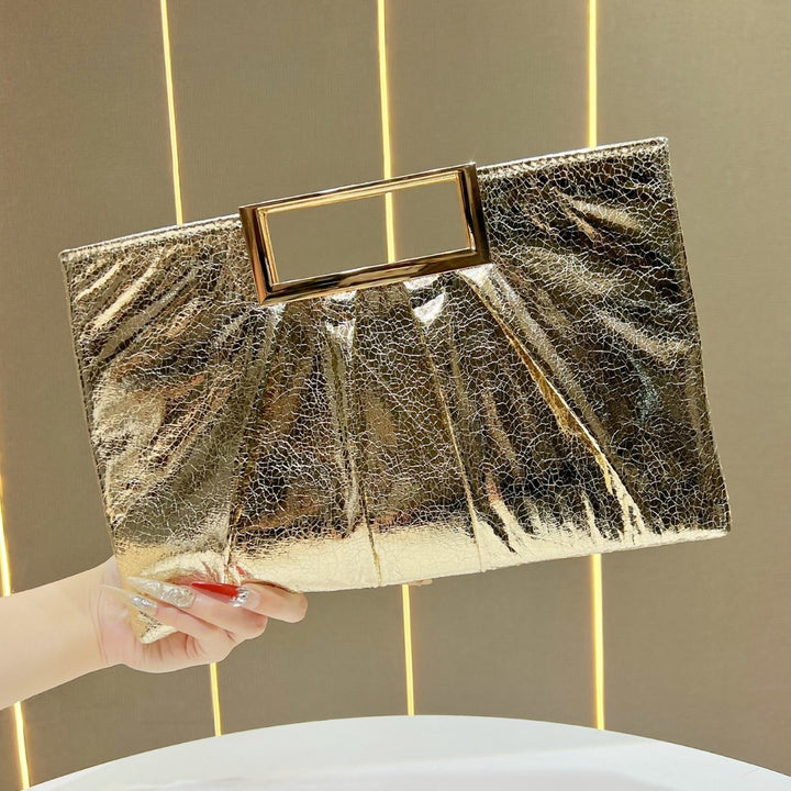 Stylish Pleated Clutch Bag