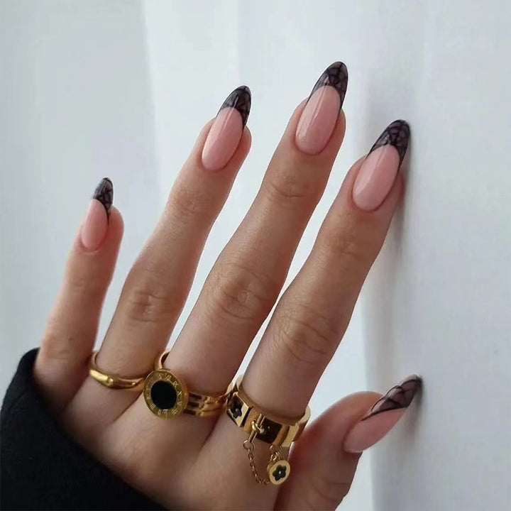 Artificial nail set with unique patterns Kalsten