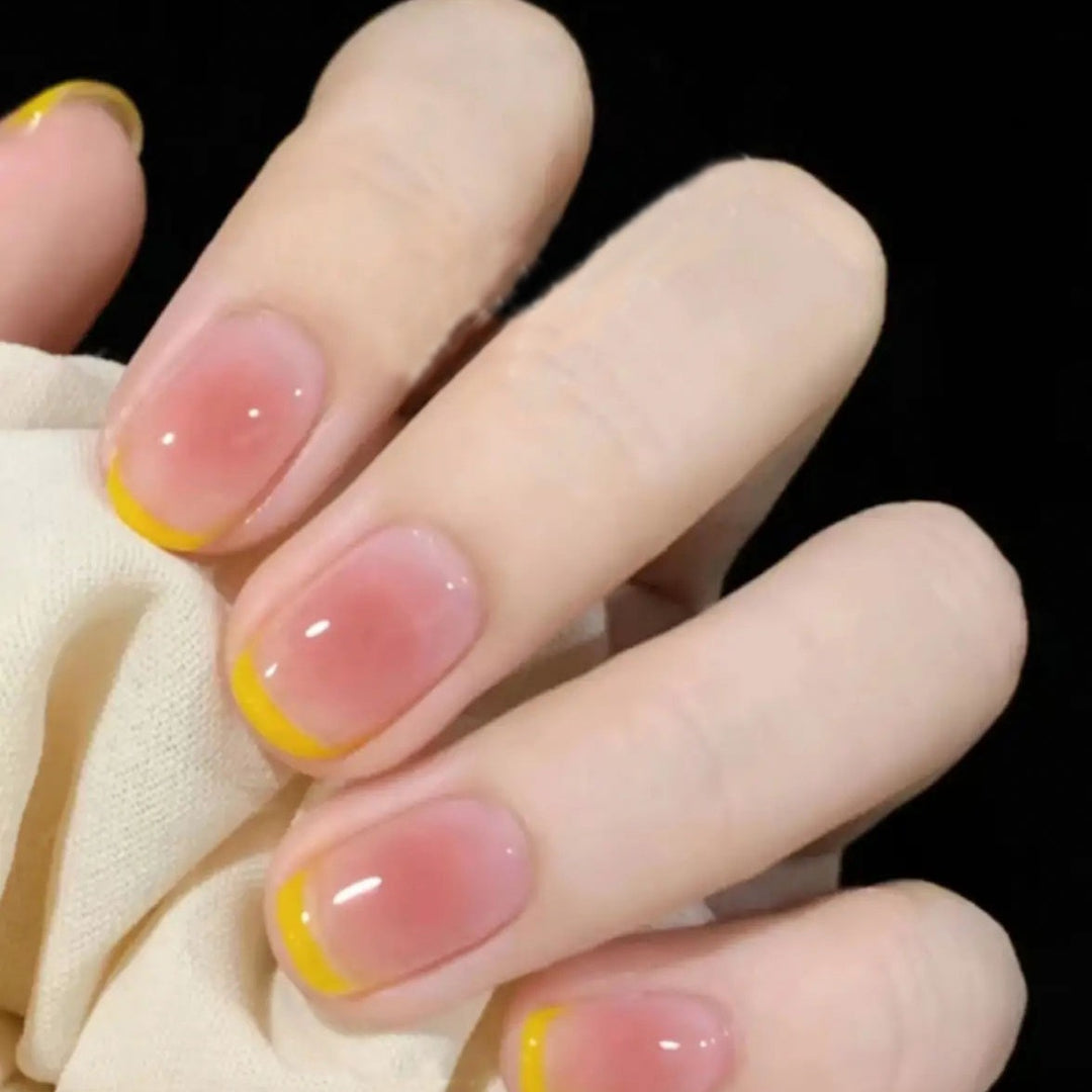 Stylish French Tip Press-On Nails