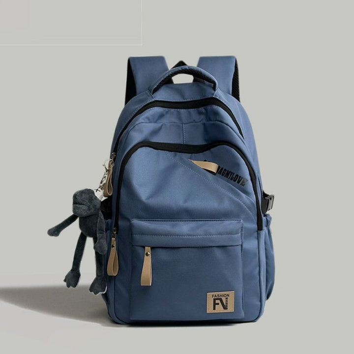 Versatile Urban Backpack with Cute Keychain Kalsten