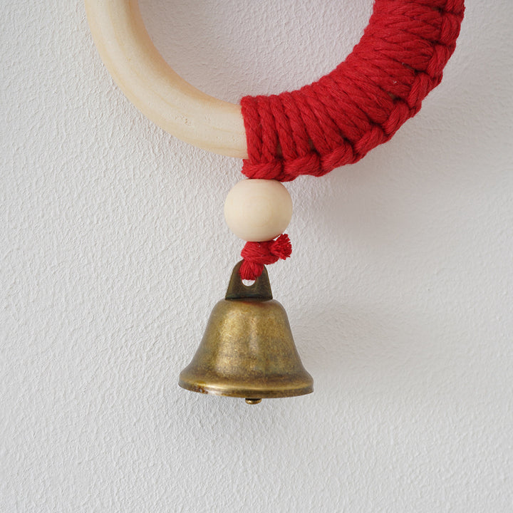 Decorative Macrame Wall Art with Bell Kalsten