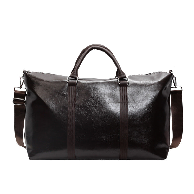 Premium Leather Weekend Duffel Bag Kalsten