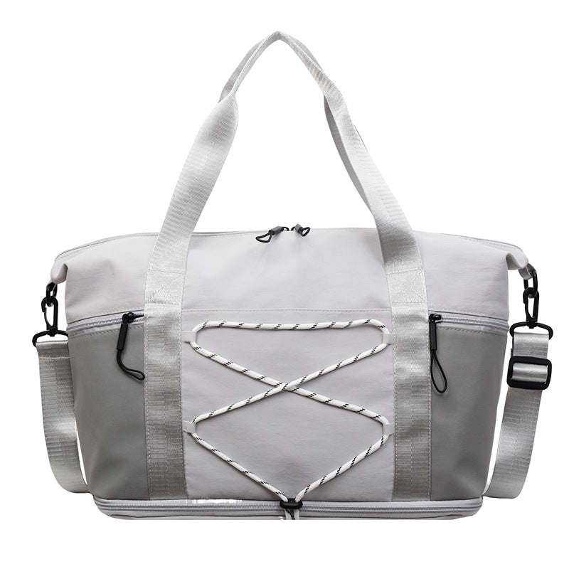 Sporty Shoulder Bag With Practical Organizer Kalsten