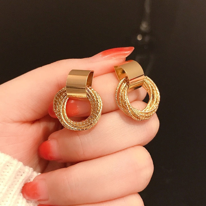 Glamorous hoop earrings Kalsten