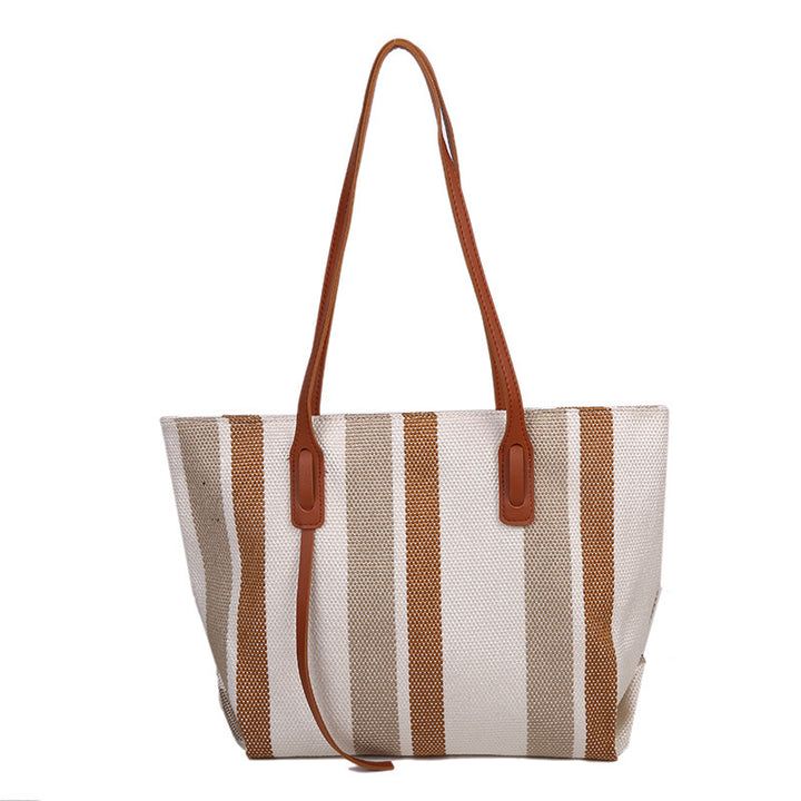 Stylish Striped Tote Bag