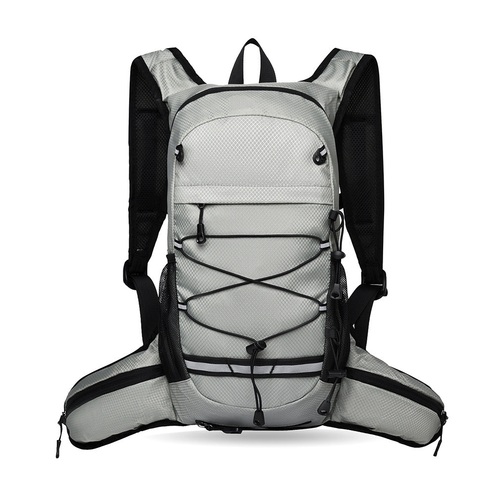 Sporty backpack with breathable mesh inserts and elastic carrying straps Kalsten