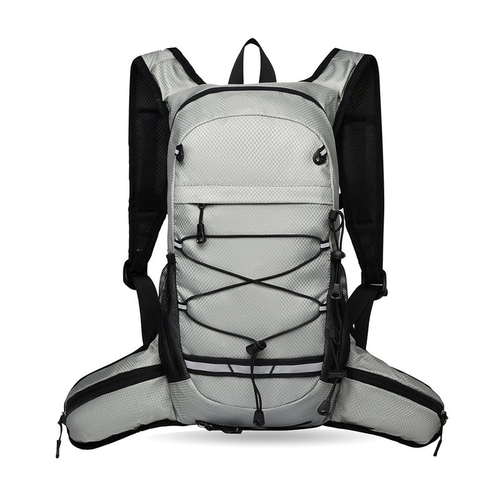 Sporty backpack with breathable mesh inserts and elastic carrying straps Kalsten