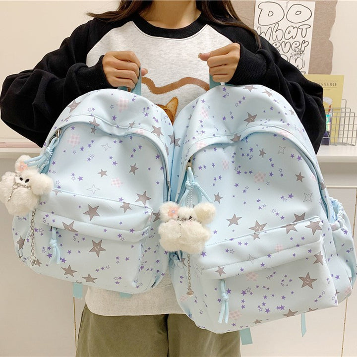Girls' Star Patterned Backpack Kalsten