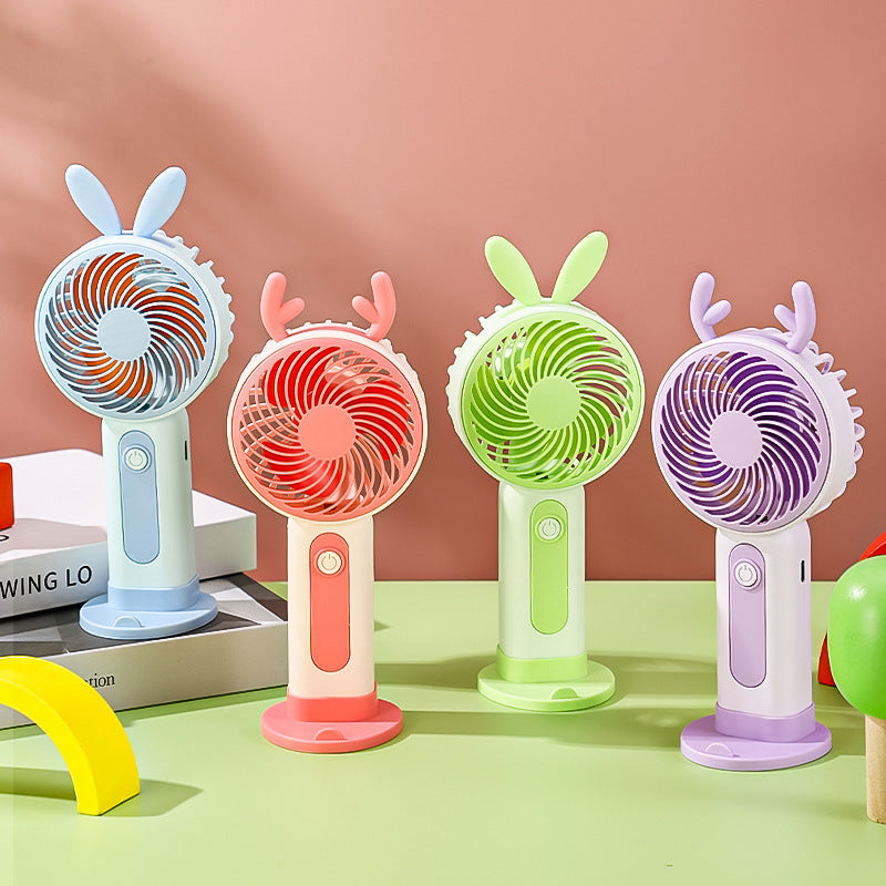 Ladies Portable Mini Fan with Playful Animal Design Kalsten