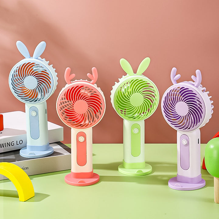 Ladies Portable Mini Fan with Playful Animal Design Kalsten