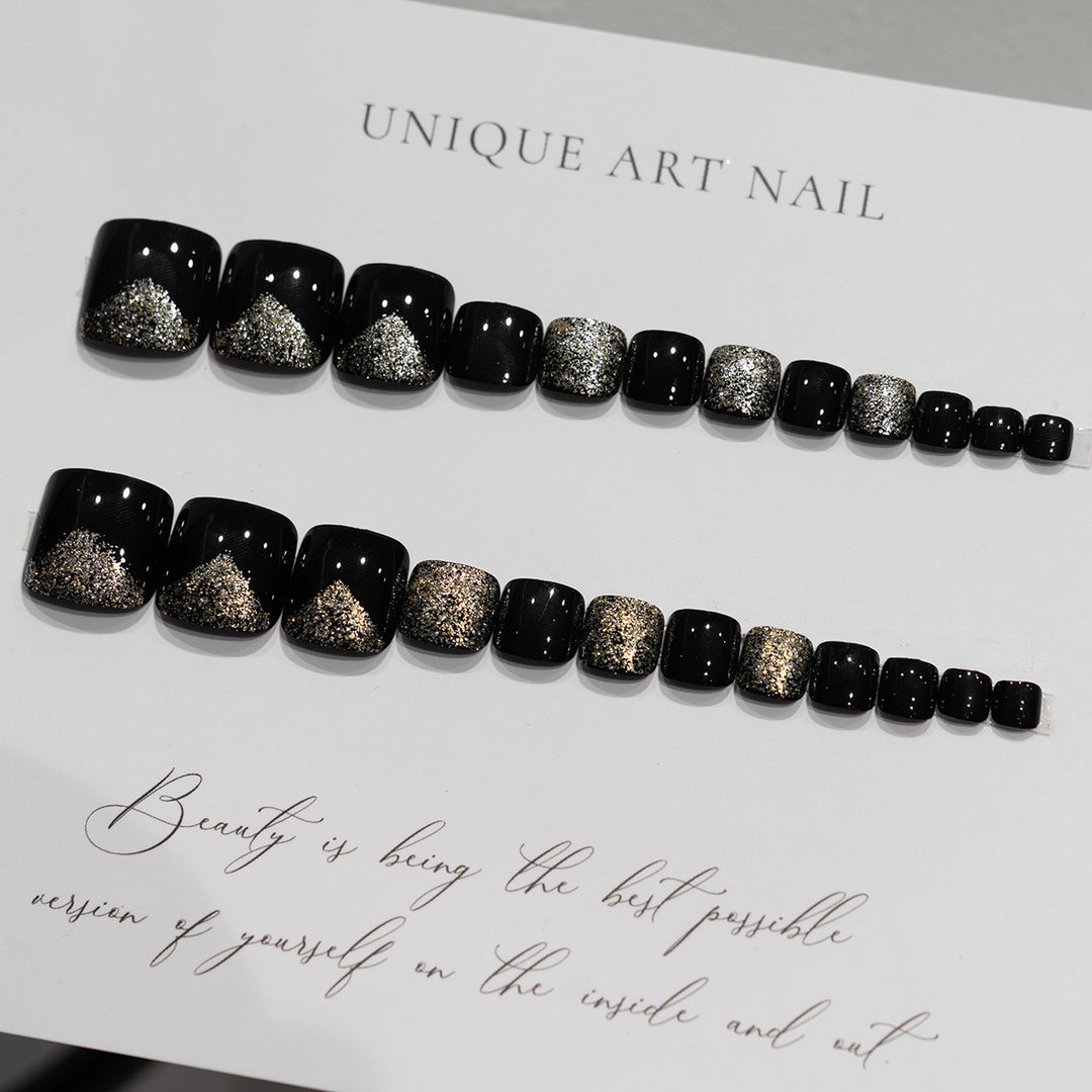 Elegant Pedicure Nail Art