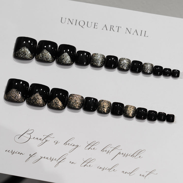 Elegant Pedicure Nail Art