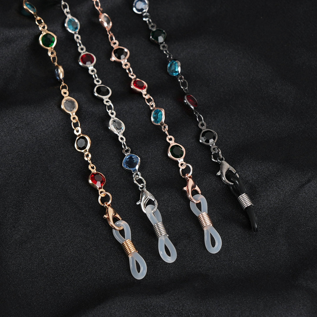 Decorative Gemstone Eyewear Chain Kalsten