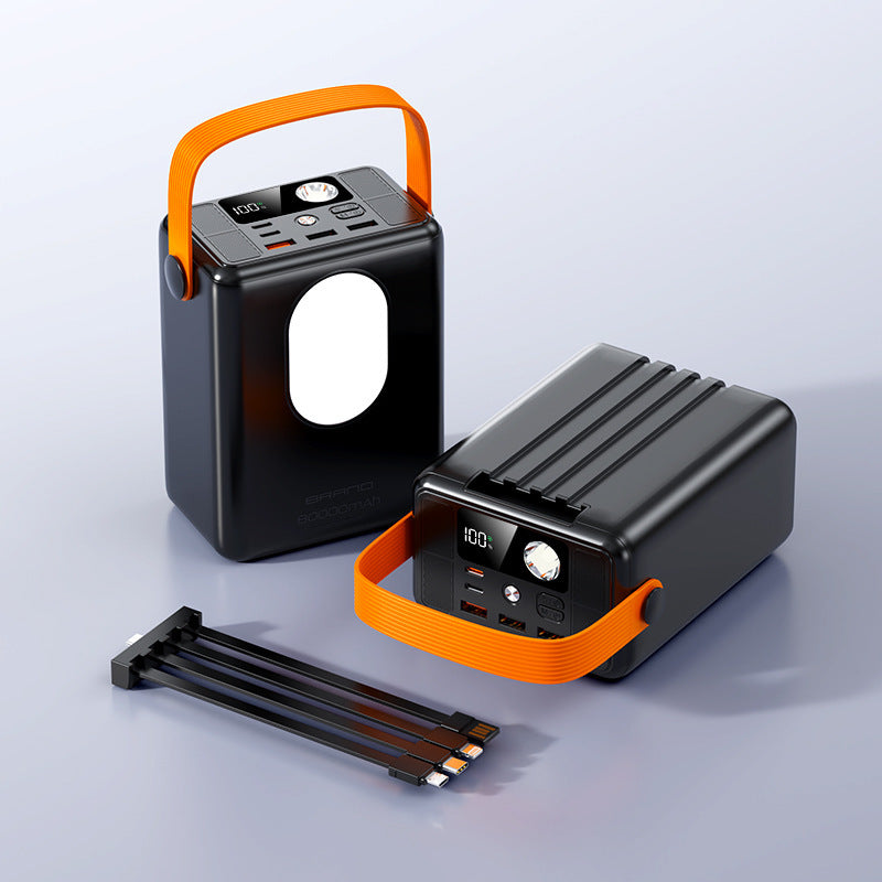 Portable power bank with multifunctional LED light and smart charging display Kalsten