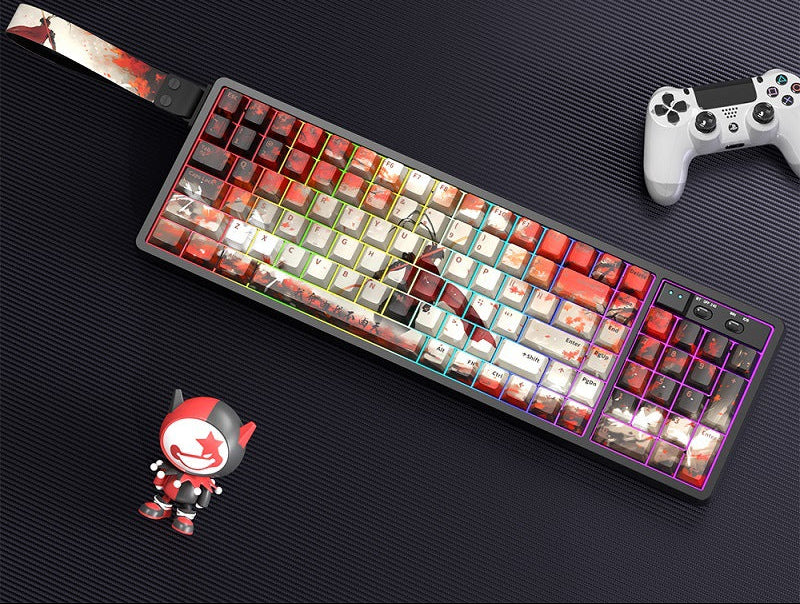 Customizable RGB Gaming Keyboard with Artistic Keycaps Kalsten
