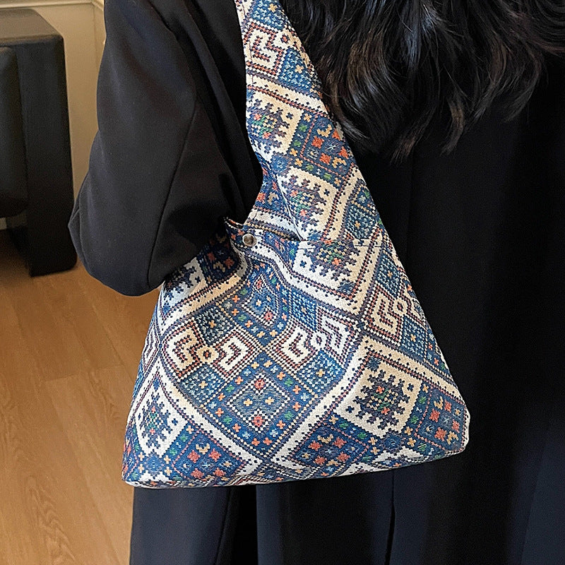 Ethnic Patterned Shoulder Bag