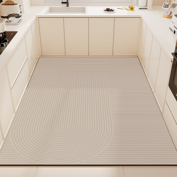 Playful Animal-Themed Non-Slip Kitchen Mat