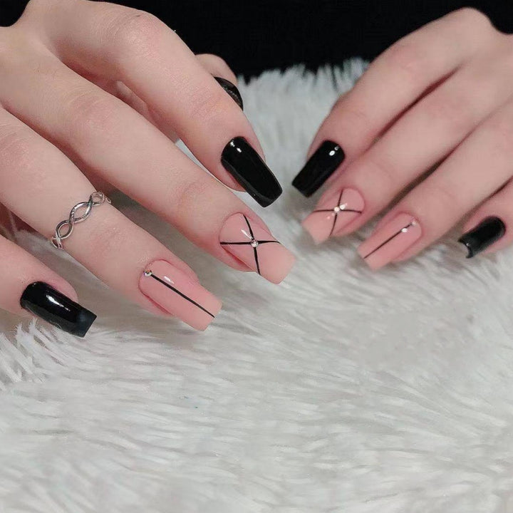 Ornate Butterfly-Inspired Acrylic Nail Extensions Kalsten