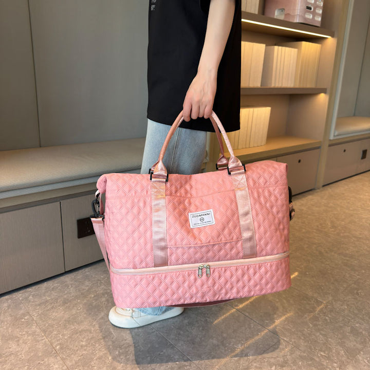 Stylish Quilted Travel Duffel Kalsten