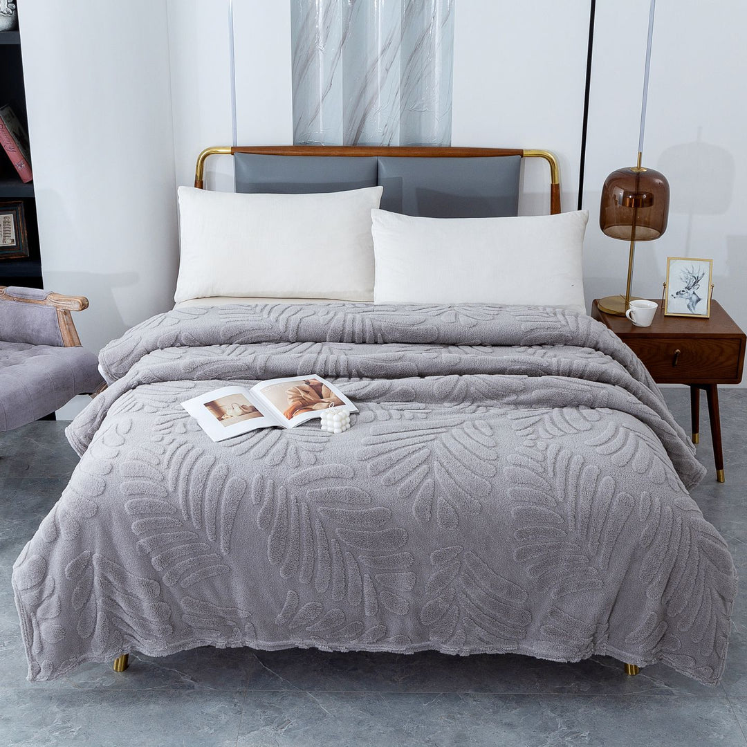 Soft Textured Plush Blanket