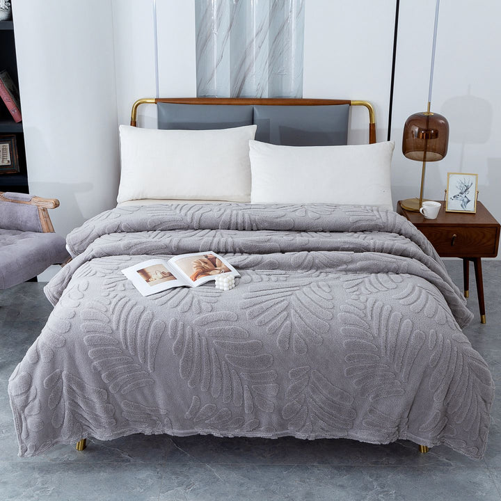 Soft Textured Plush Blanket
