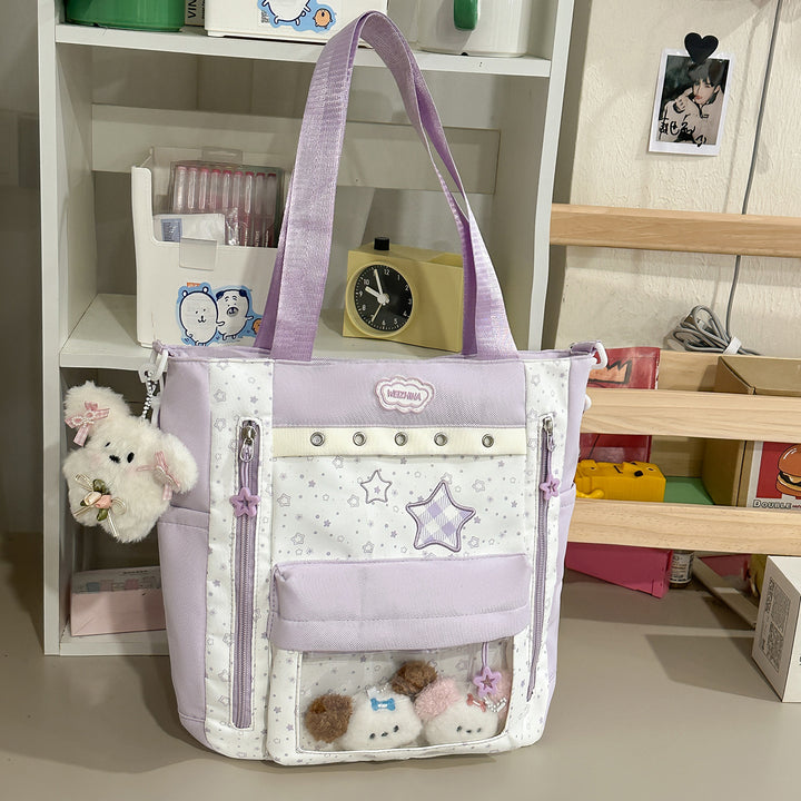 Transparent Pocket Backpack Kalsten