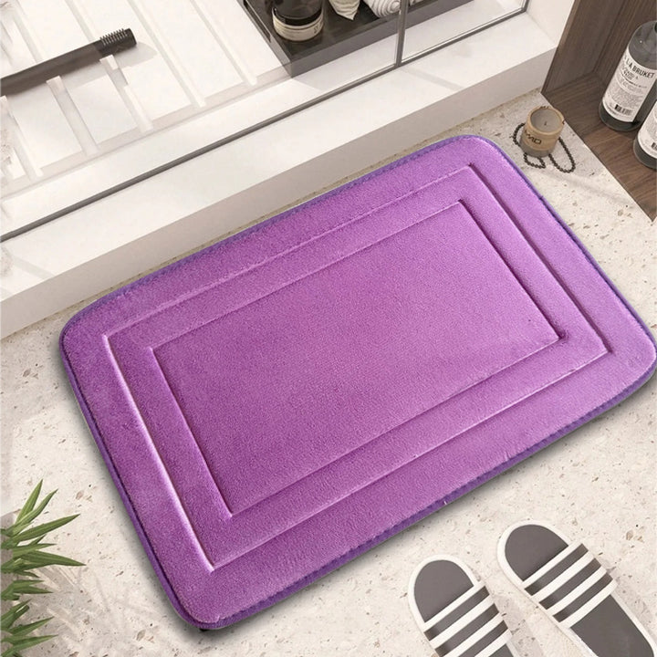Soft Plush Rectangle Bath Mat Kalsten