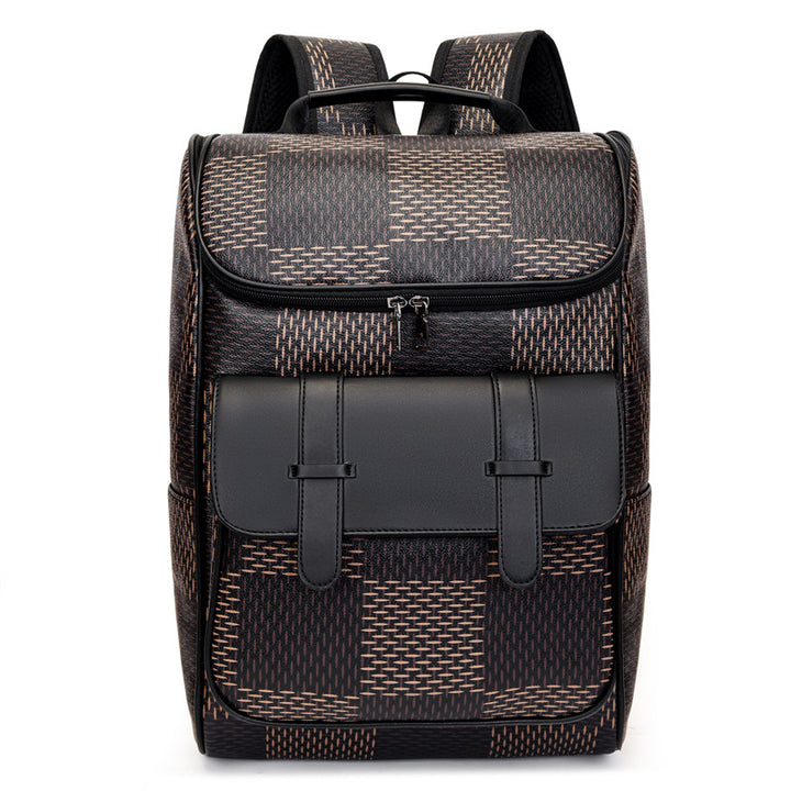 Modern Textured Laptop Backpack