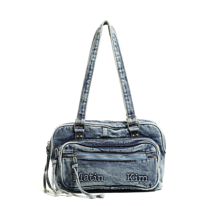 Denim Handheld Tote Bag