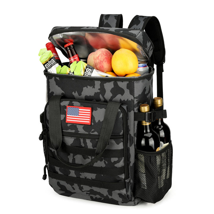 Unisex nan tactical cooling backpack with insulated main compartment, MOLLE front pocket and padded shoulder straps Kalsten