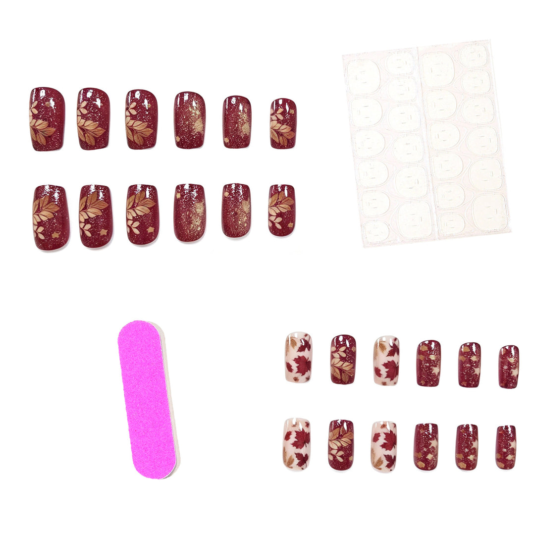 Autumn Leaves Nail Art Kalsten