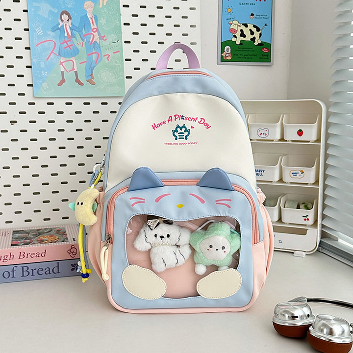 Cute Cat-Themed Backpack Kalsten