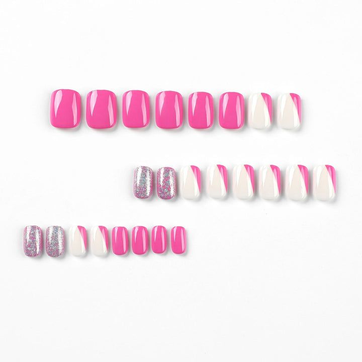 Artistic Nail Art with Glitter Accents and Ombre Design Kalsten