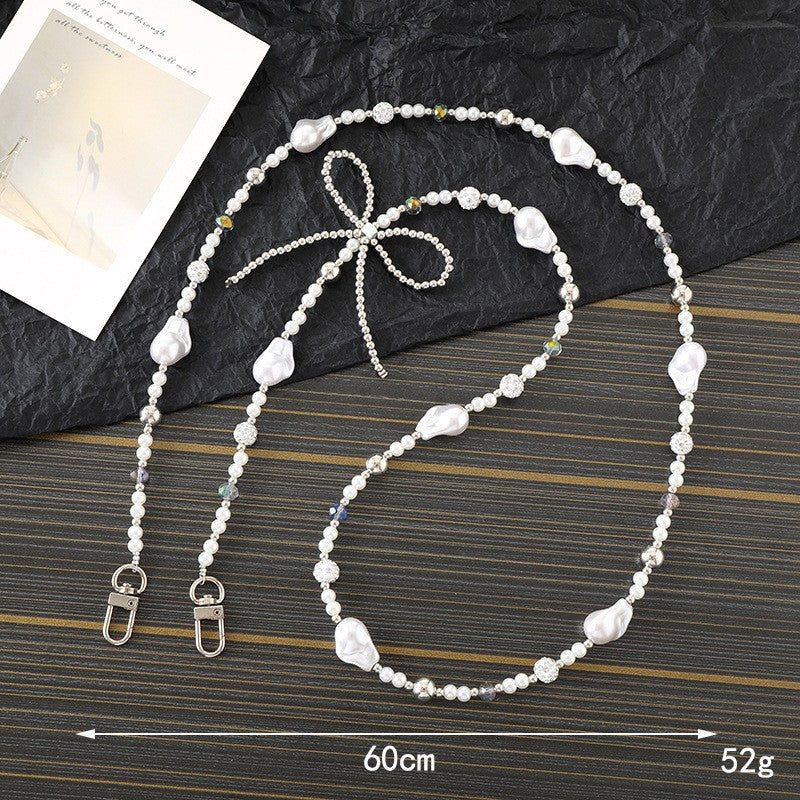 Stylish Pearl and Chain Necklace Kalsten