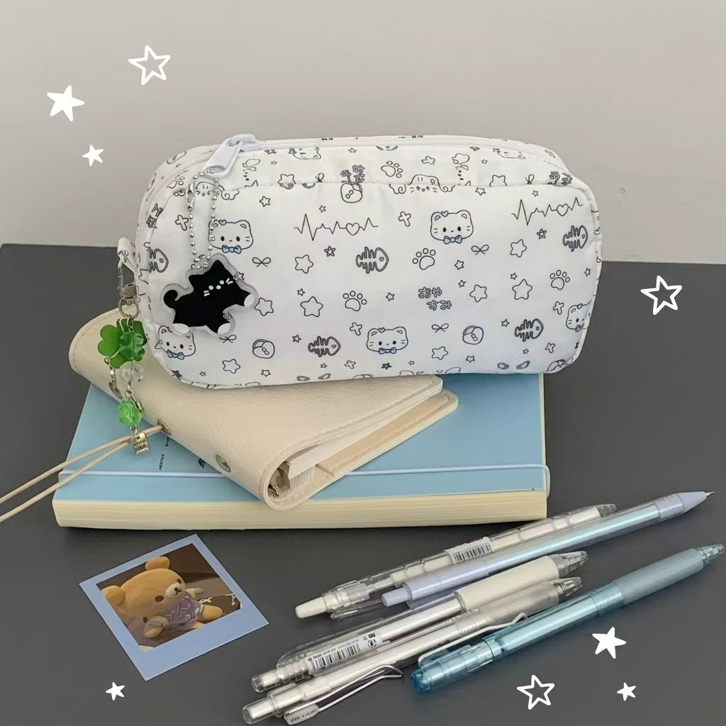 Cute Illustrated Storage Pouch
