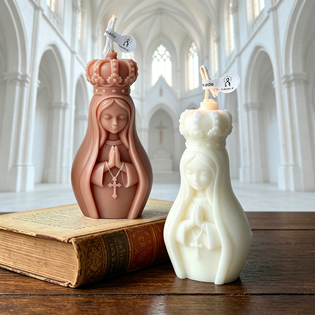 Religious Themed Decorative Candle