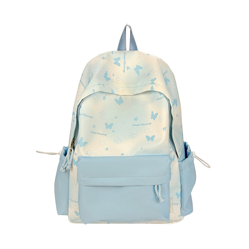 Leisure Backpack with Floral Appliqués Kalsten