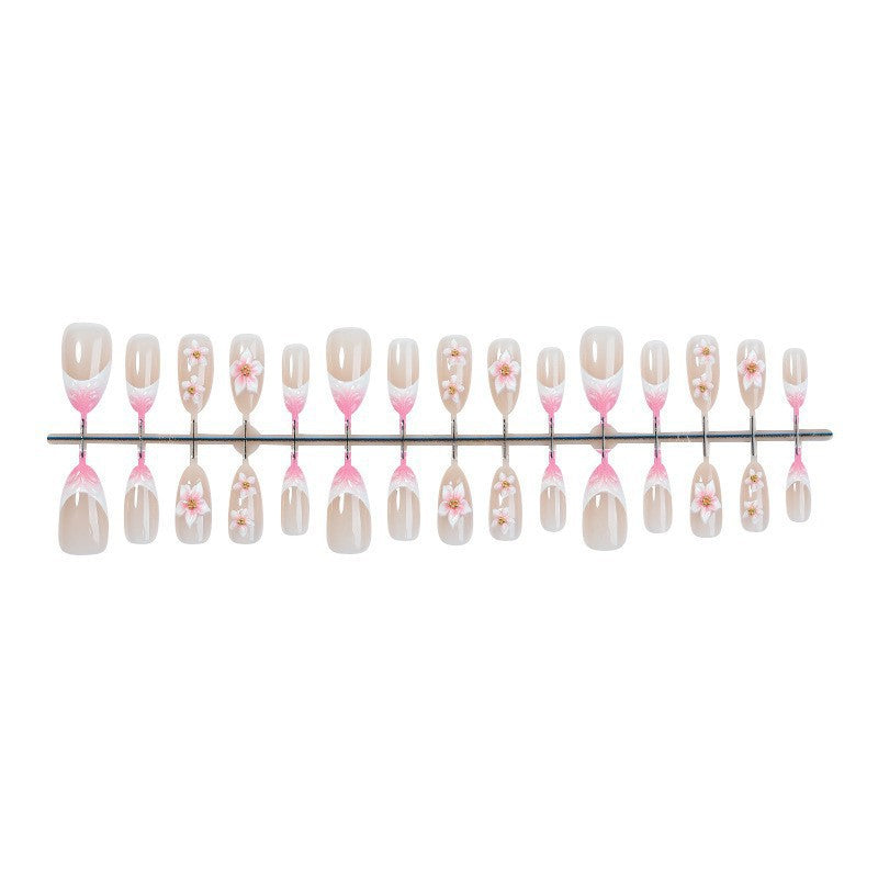 Floral Design Press-On Nail Set Kalsten
