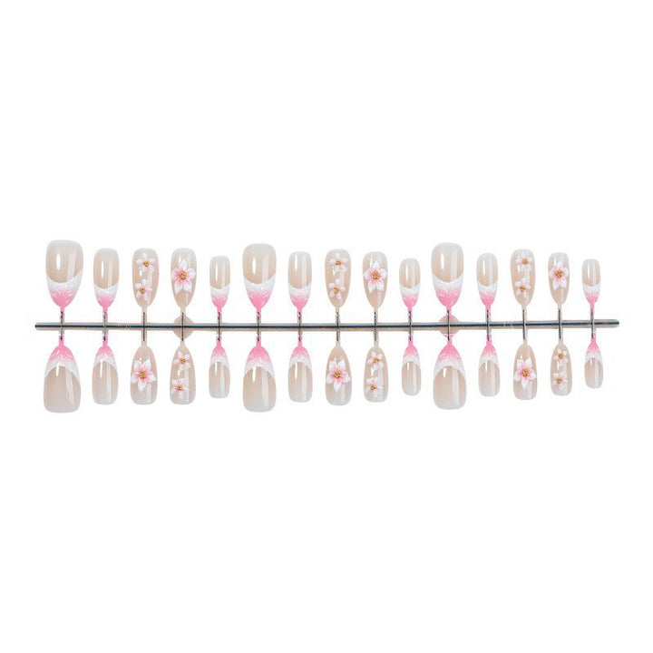Floral Design Press-On Nail Set Kalsten