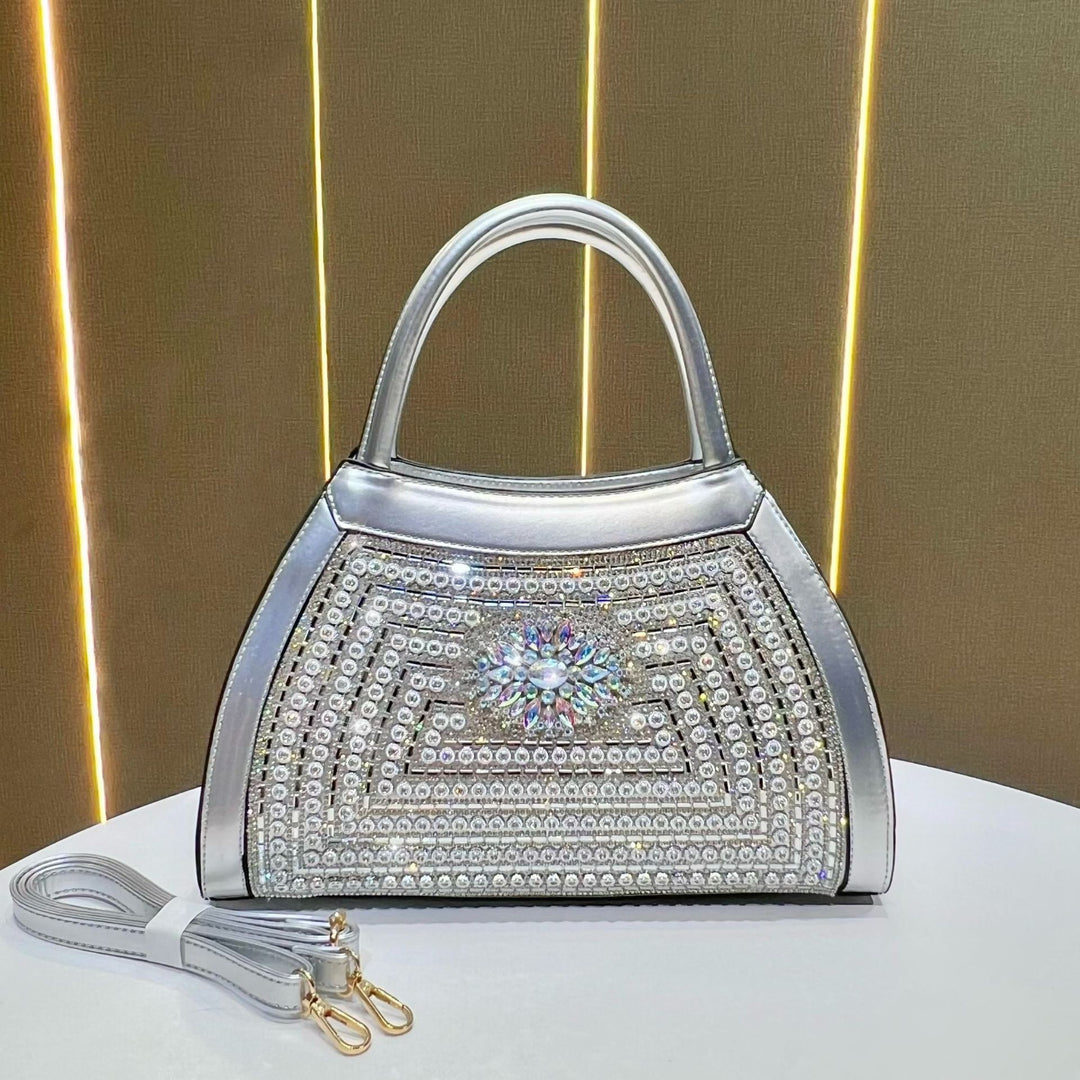 Embellished Padded Evening Handbag