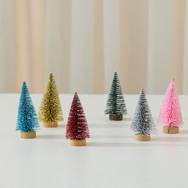 Decorative Miniature Christmas Tree Figurines Kalsten
