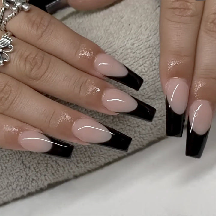 Elegant Gel Nails with trendy French Tip Kalsten