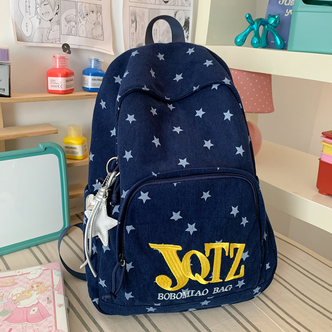 Stylish Star-Printed Backpack Kalsten