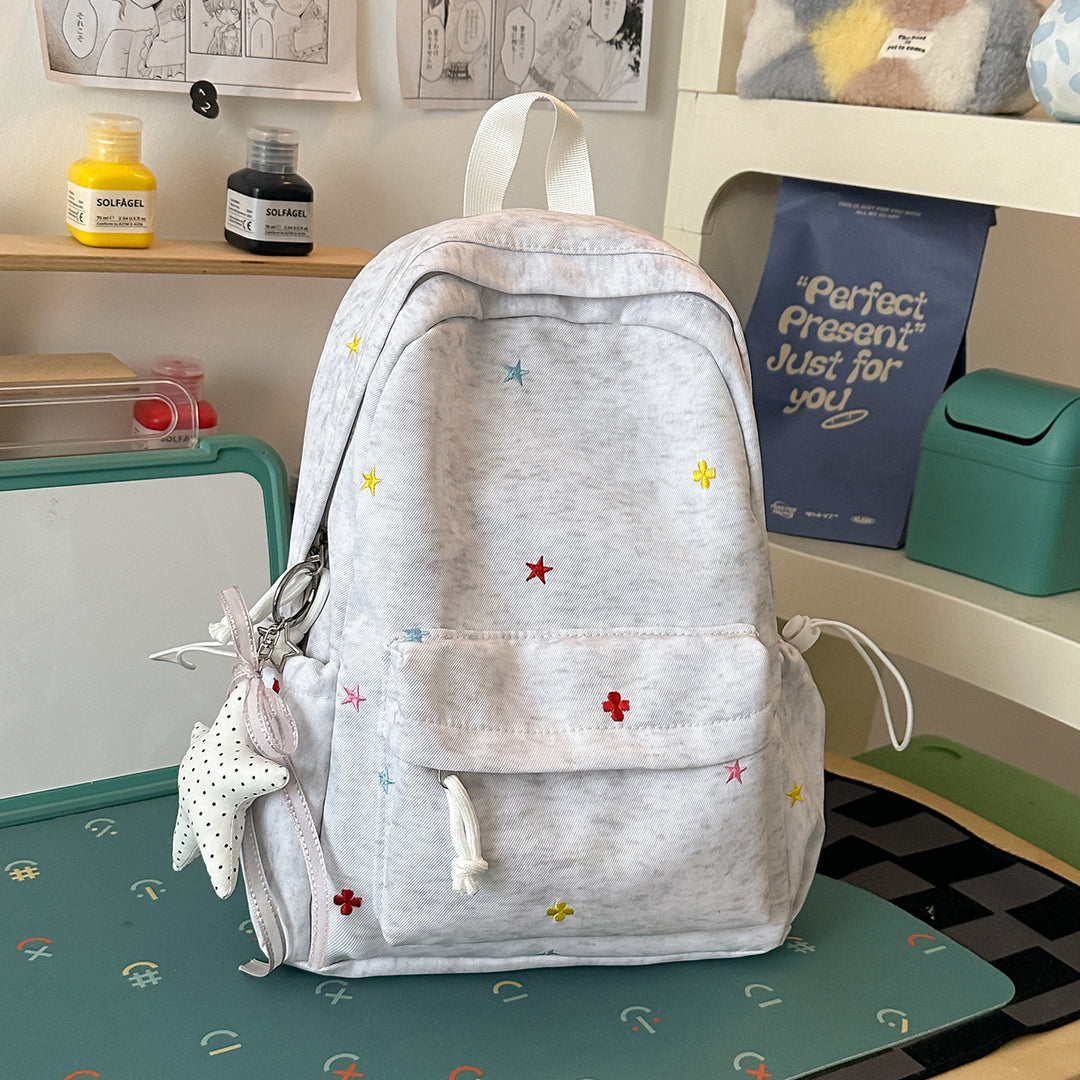 Casual Embroidered Star Backpack Kalsten