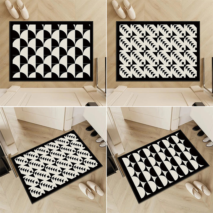 Geometric Patterned Entrance Mat