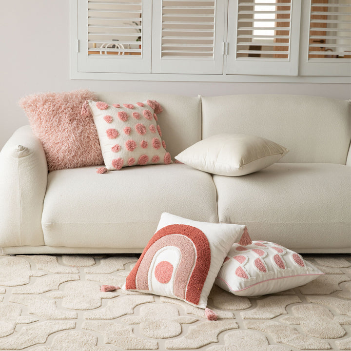 Plush Curly Mongolian Faux Sheepskin Decorative Throw Pillow