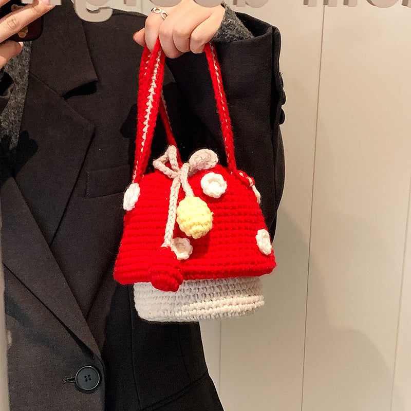 Adorable Fun Mushroom Crochet Backpack