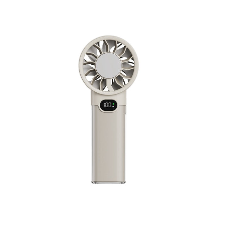 Women portable foil fan with digital display Kalsten